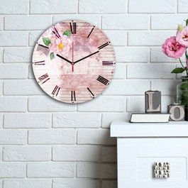 Wallity Reloj Decorativo de MDF Multicolor 3030MS-099